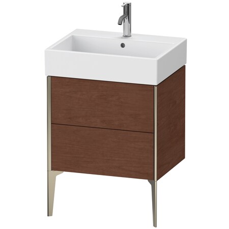 Xviu Floor Standing Vanity Unit American Walnut